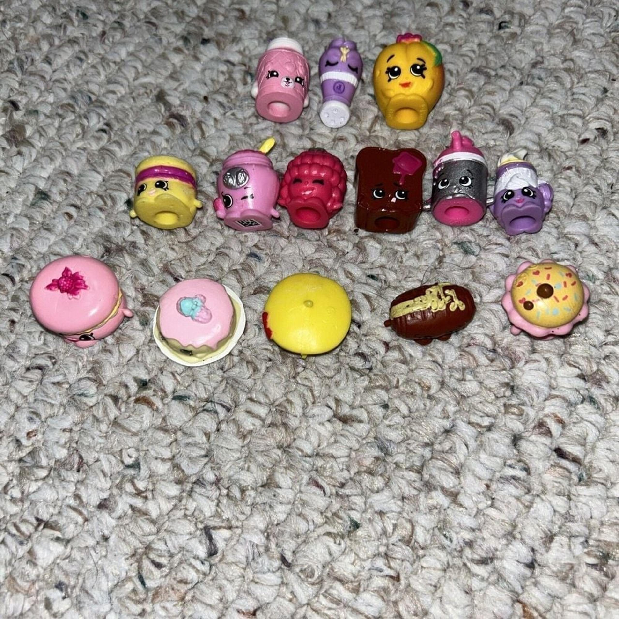 Lot Of 14 Assorted Foods Shopkins