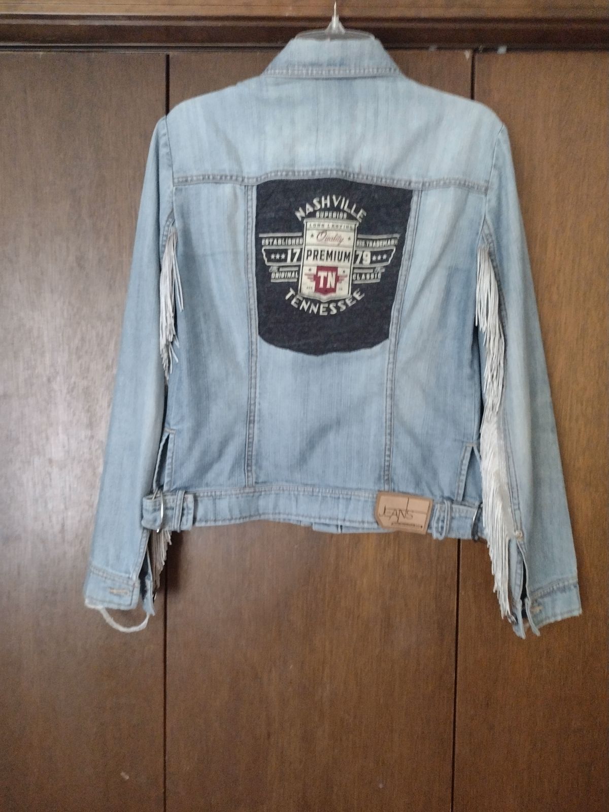 Vintage couture Hand Made Nashville Jacket w Fringe XS