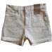 Madewell White High Rise Denim Short 26