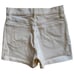 Madewell White High Rise Denim Short 26