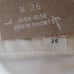 Madewell White High Rise Denim Short 26