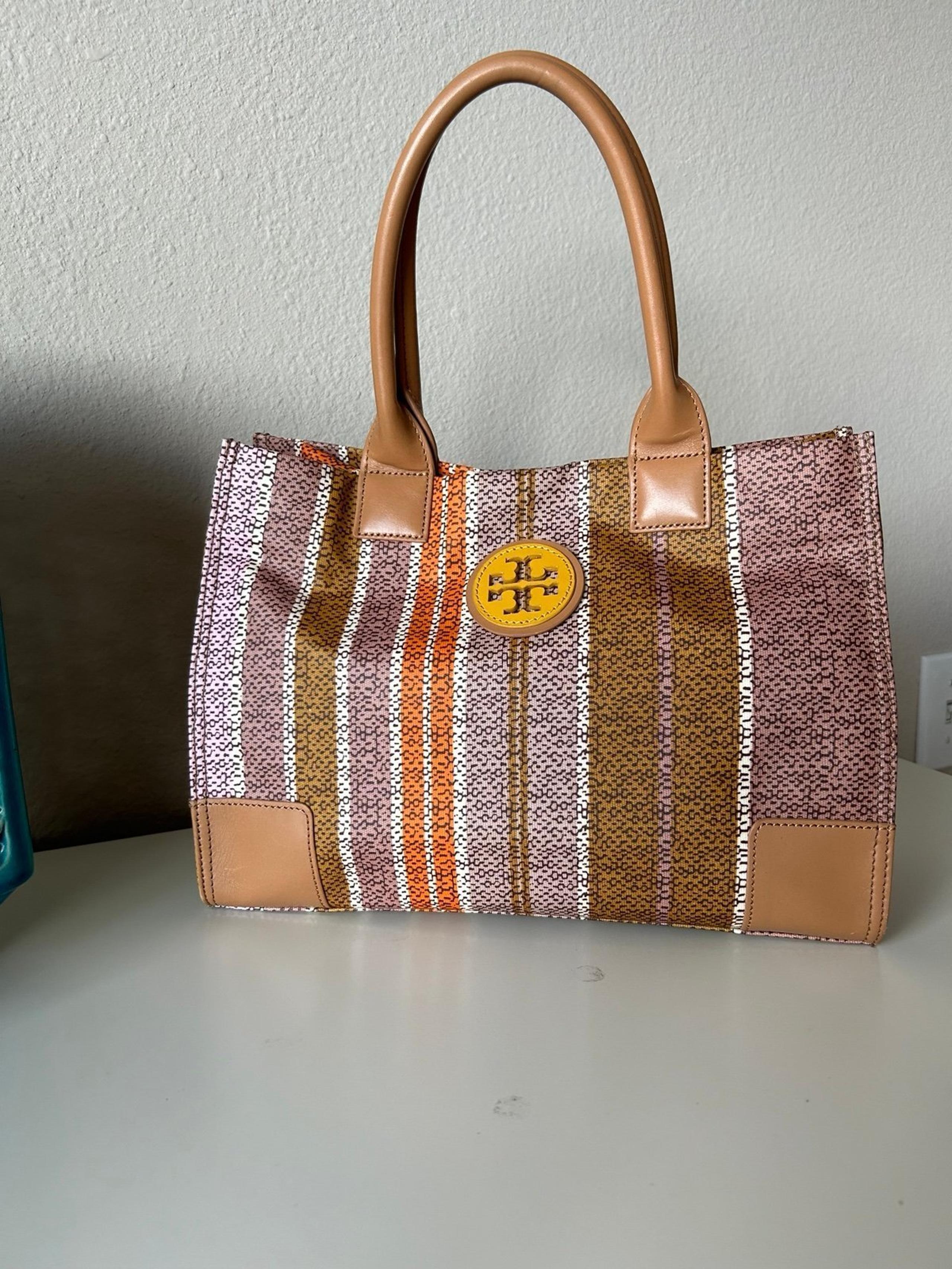 NWOT Tory Burch Women's Yellow Ella Printed Tote