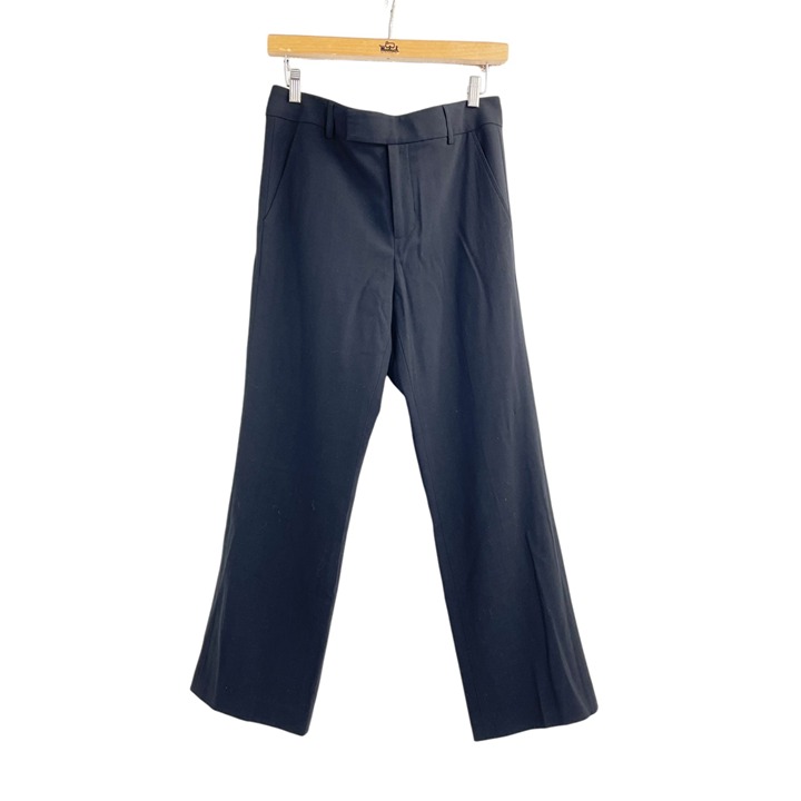 Vince Black High Rise Wool Blend Career Pants Womens Size 8 Classic Neutral