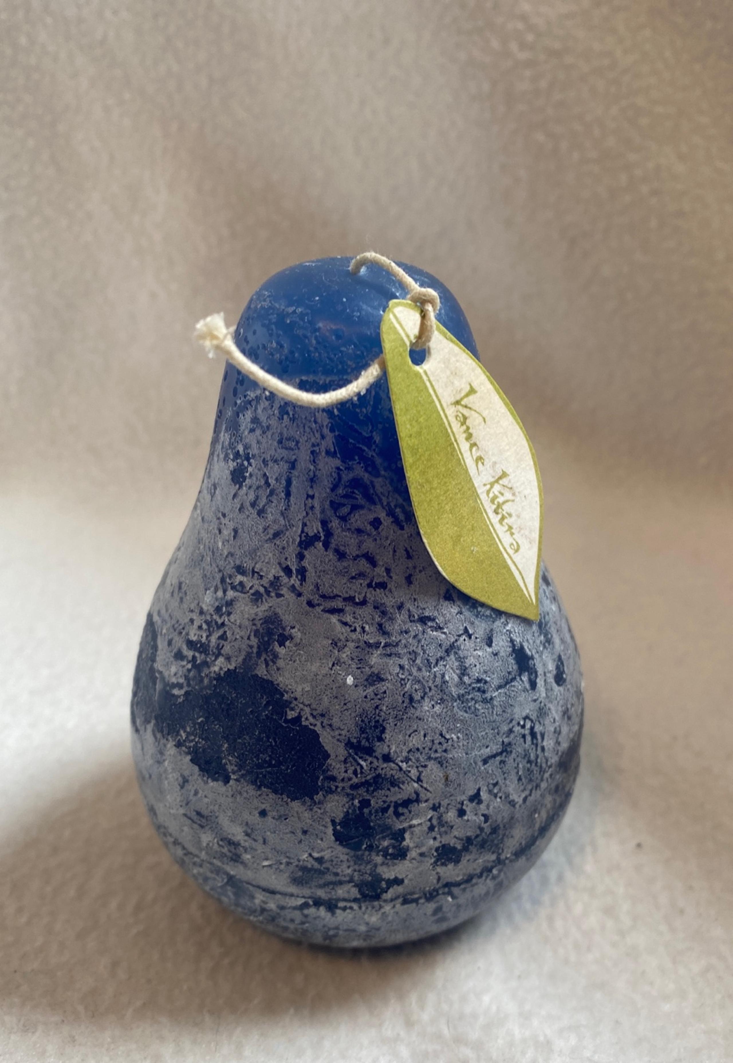 Vance Kitira Ivory Timber Pear Shaped Candle Handcrafted New W/Tag Holiday   Gre