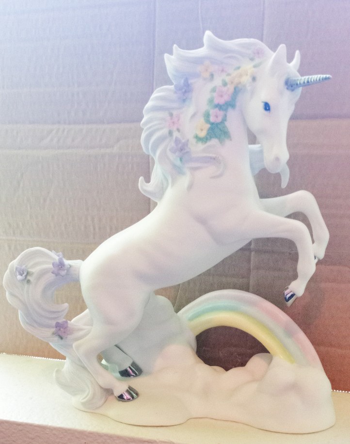 Princeton Gallery porcelain unicorn from 1996 Love’s Rainbow .