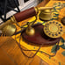Antique style telephone with wood and metal body, cord, sold as is! Rare style!