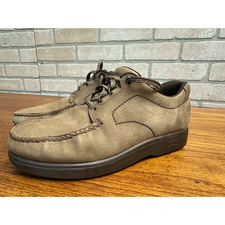 SAS Tripad Comfort Walking Shoe Tan Men's 9 Orthopedic Lace-Up