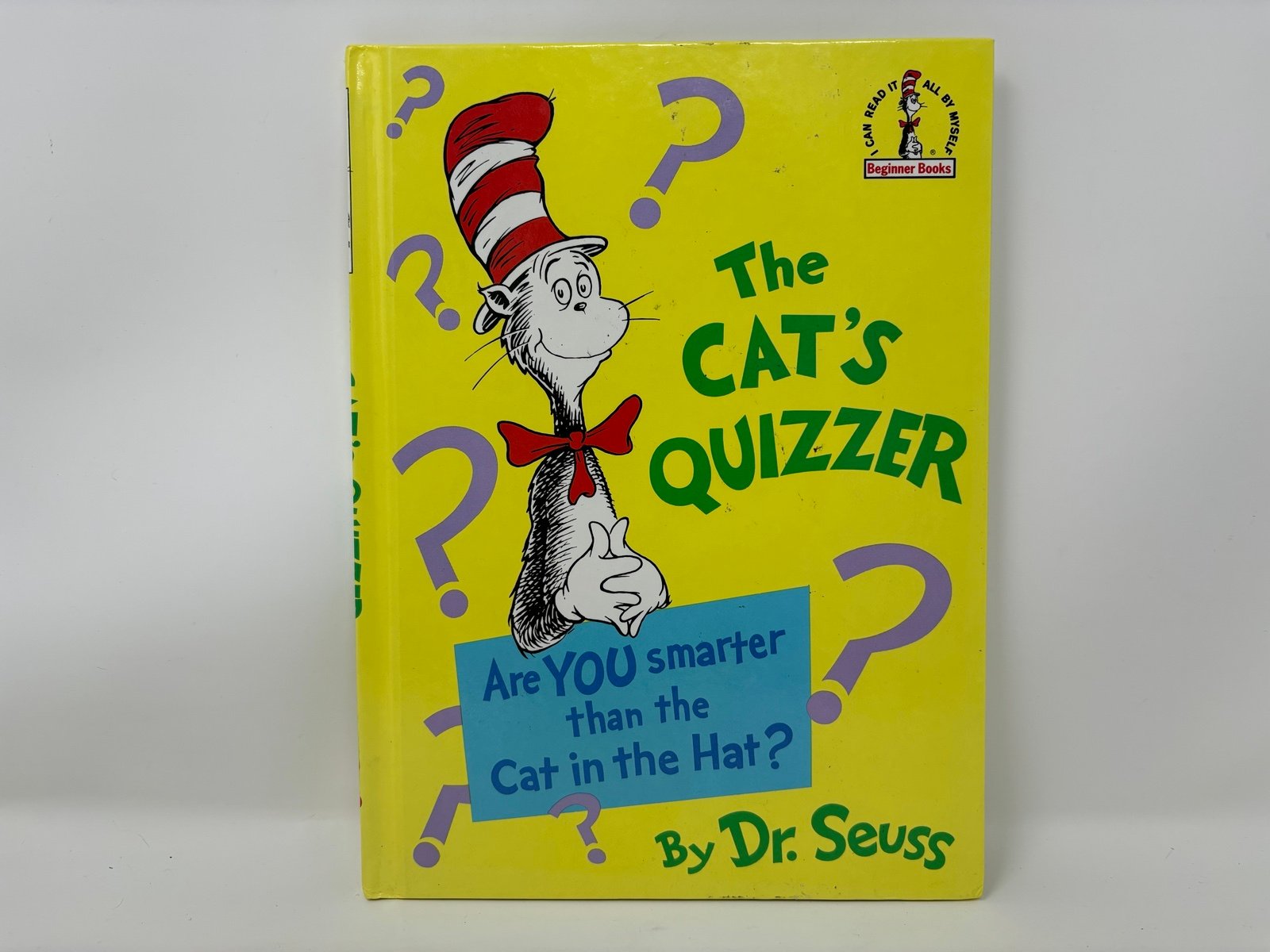 Dr. Seuss The Cat's Quizzer Hardcover Beginner Books Grolier Book Club Edition