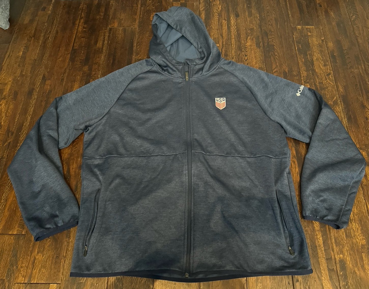 Columbia Golf Men’s Embroidered USA Zip Up Jacket