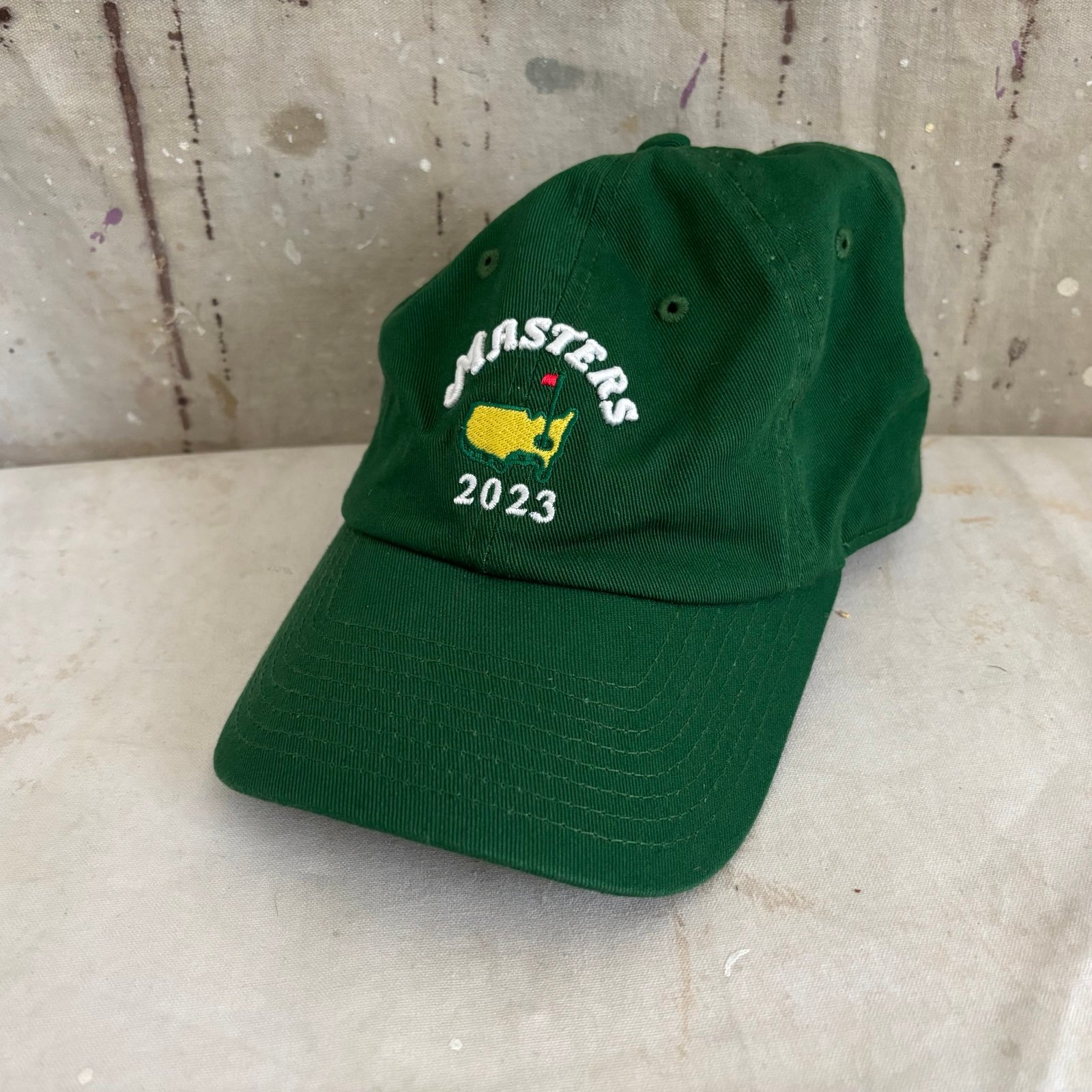 Masters 2023 Green Adjustable Cotton Golf Hat Cap Augusta National