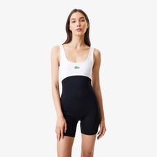 WOMEN'S LACOSTE X BANDIER ALL MOTION COLOBLOCK 6 BODYSUIT