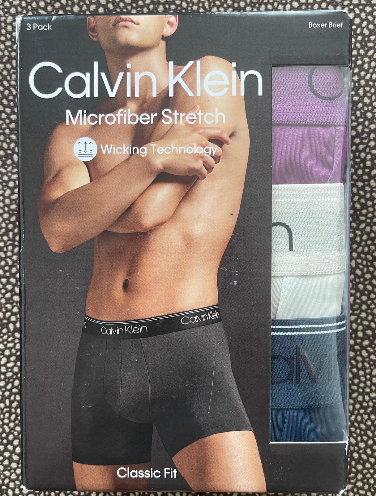 Calvin Klein 3-pack Microfiber Stretch Boxer Briefs