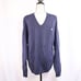 John Ashford Golf ~ Pullover Men Sz XL Blue V-Neck Knit Long Sleeve Sweater Vtg