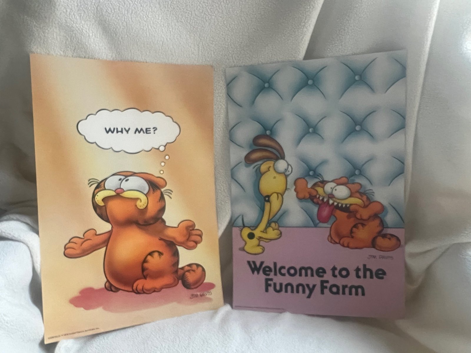 Vintage Garfield wall art unframed