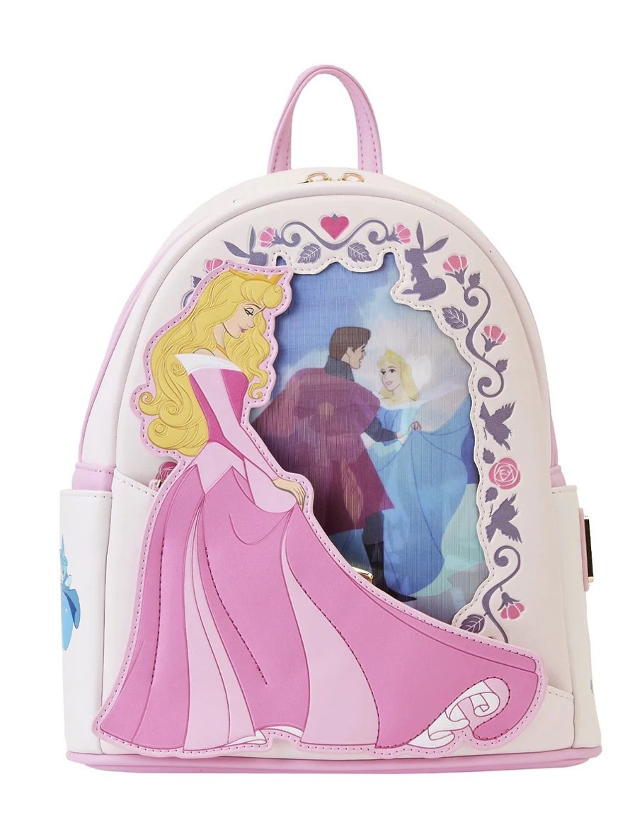 Loungefly Disney Sleeping Beauty Princess Lenticular Mini Backpack NWT