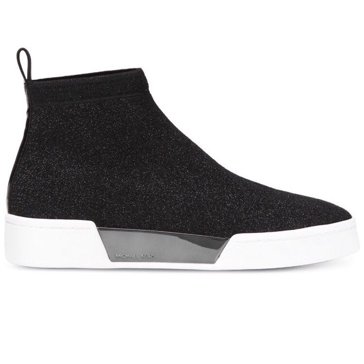 Michael kors slip-on stretch gunmetal 7