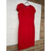 Lourdes Chávez red sheath dress size 10