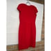 Lourdes Chávez red sheath dress size 10