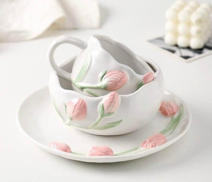Gorgeous 3D Tulip Dining Set