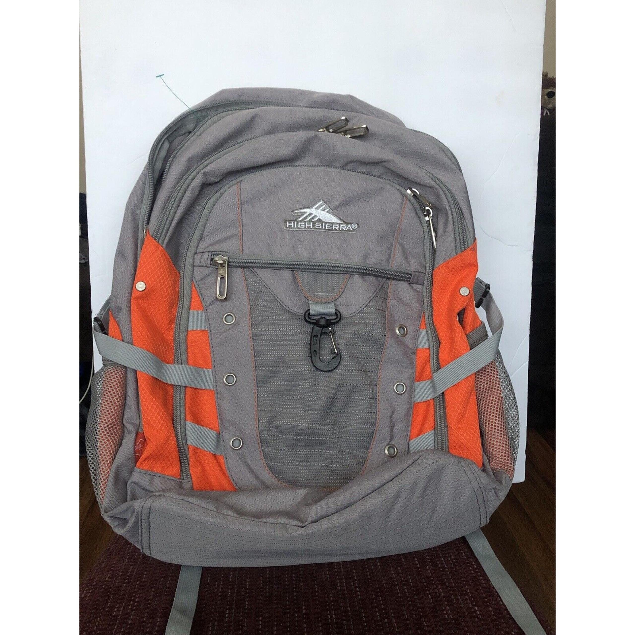 High Sierra Black Laptop Backpack -Multiple Pockets- Suspension System for Comf