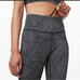 Lululemon Speed Wunder Tight *Asym Free Spirit Ice Grey Black / Black 8