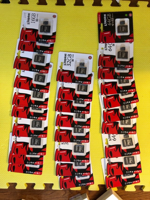 Kingston SD Card random 10 pieces