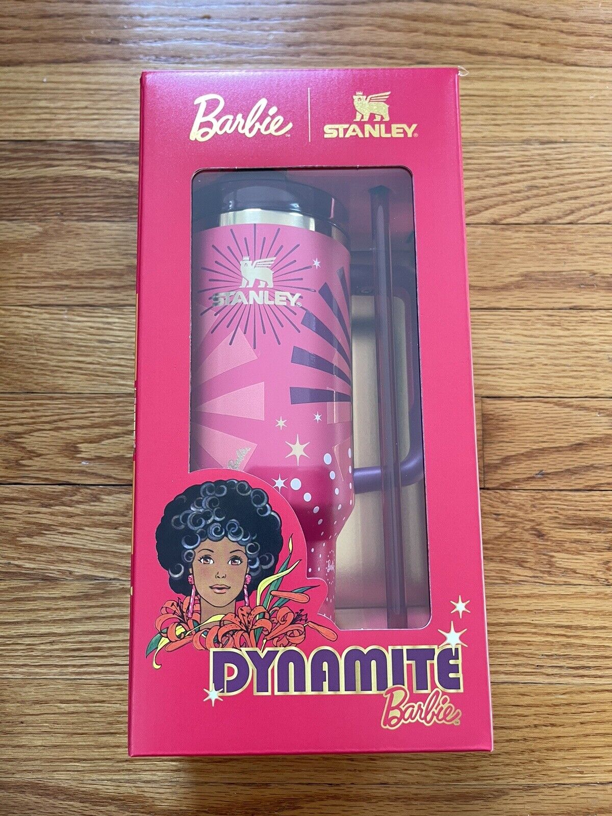 Barbie x Stanley 80's Dynamite 65th Anniversary Tumbler 40oz Quencher Limited Ed