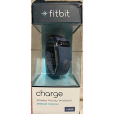 FITBIT Fit Bit Charge Wireless Activity Tracker + Sleep OPEN BOX Size Large