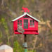 Perky-Pet 338 Squirrel-Be-Gone II Country House Bird Feeder with Weathervane, 8