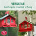 Perky-Pet 338 Squirrel-Be-Gone II Country House Bird Feeder with Weathervane, 8