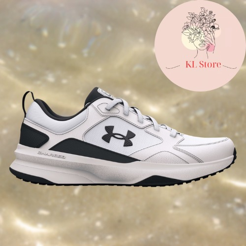 NWT Under Armour Charged Edge Men's Training Shoes | White/Black-100 Sz:9.5
