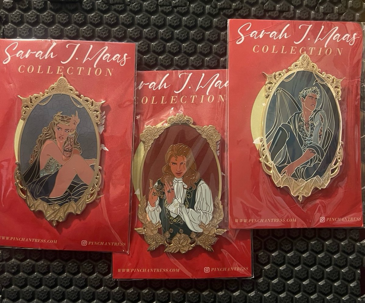 *RARE* Feyre, Rhysand and Tamlin Bookish Pins by Pinchantress