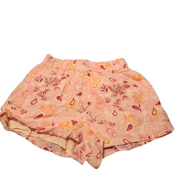 Zara XS Paisley print casual short nwt