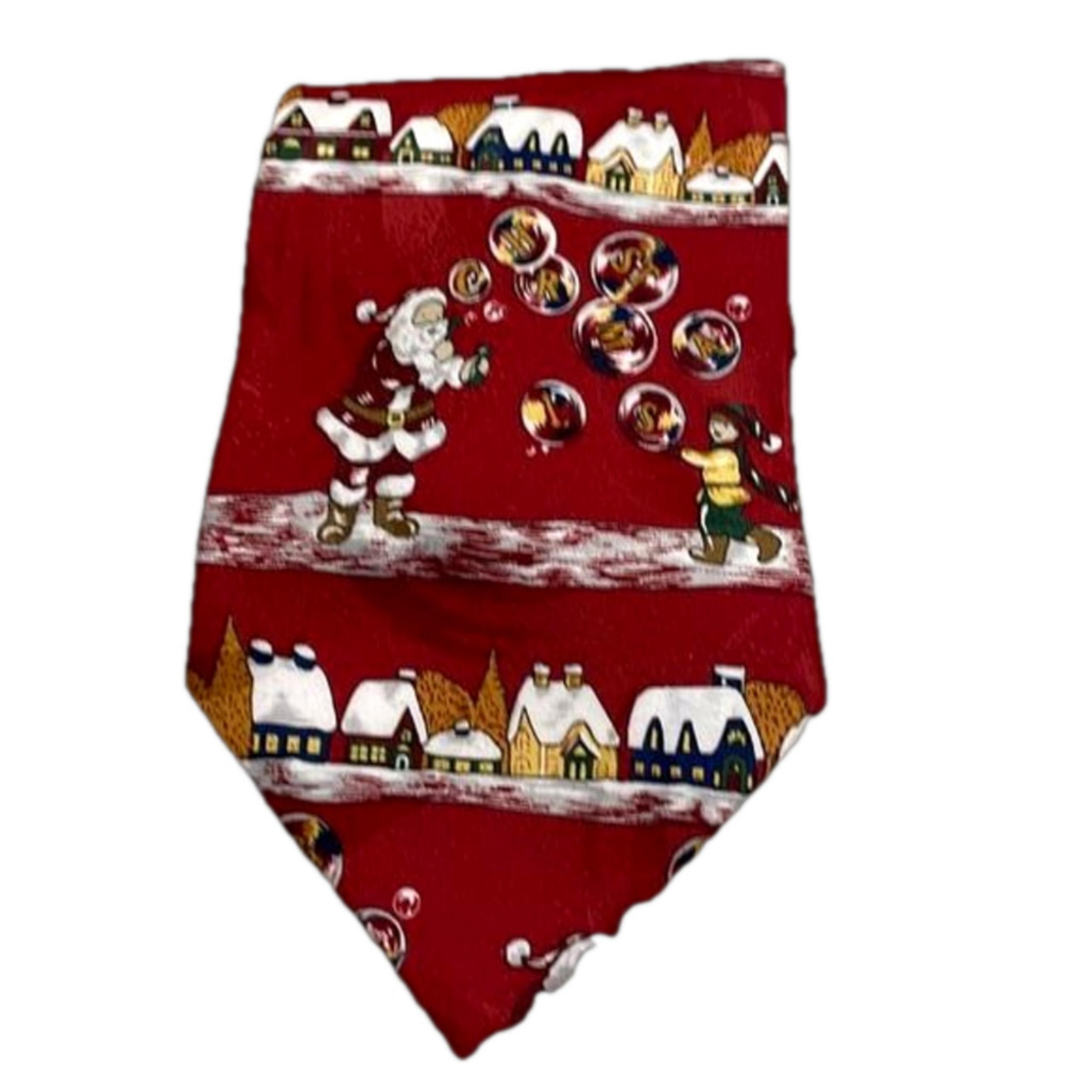 David Taylor Holiday Polyester Tie