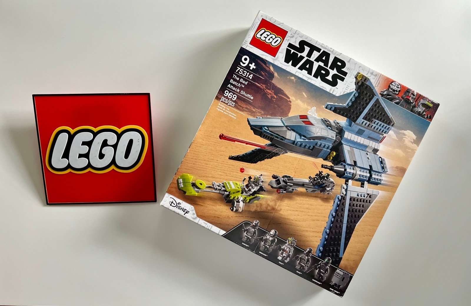 LEGO Star Wars The Bad Batch Attack Shuttle 75314 | Minor Box Damage | Free GWP