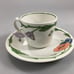 Villeroy & Boch Amapola Set of 4 Porcelain Cups Saucer Blue Orange Poppy