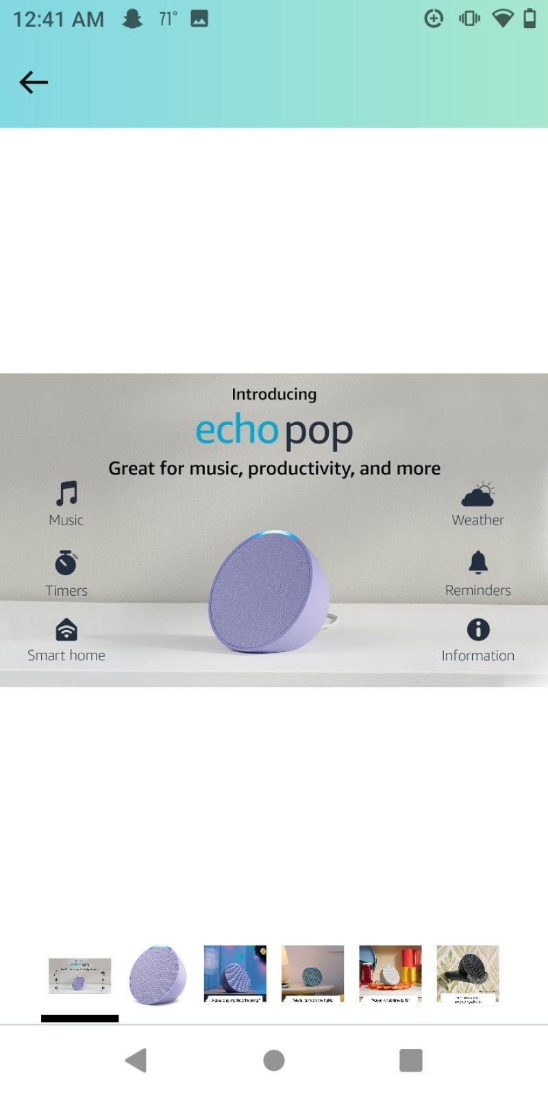 Introducing Echo Pop | Essential music and smart home controls with Alexa under