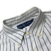 Vtg. RALPH LAUREN Pin Striped No 67 Bleecker Athletic Assn Custom Fit Oxford