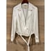 NEW L'AGENCE ONYX ivory white JACKET Size S