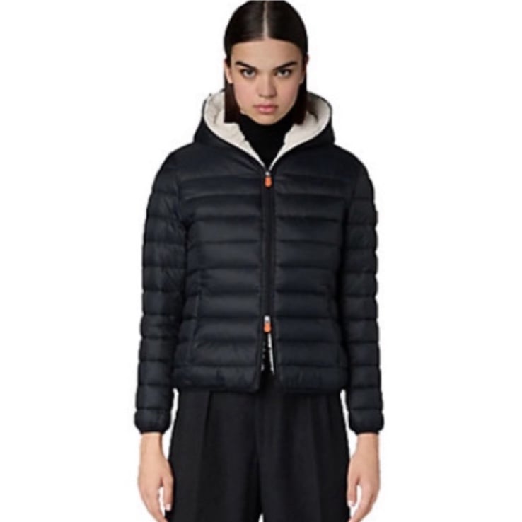 NWT Save The Duck Women's Gwen Hooded Jacket