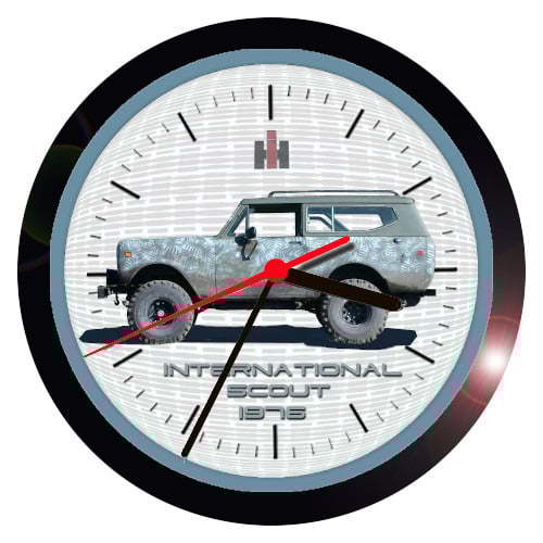 INTERNATIONAL SCOUT WALL CLOCK