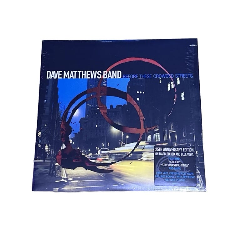 Dave Matthews Band DMB Before These Crowded Streets 25th Red Blue Swirl Vinyl
