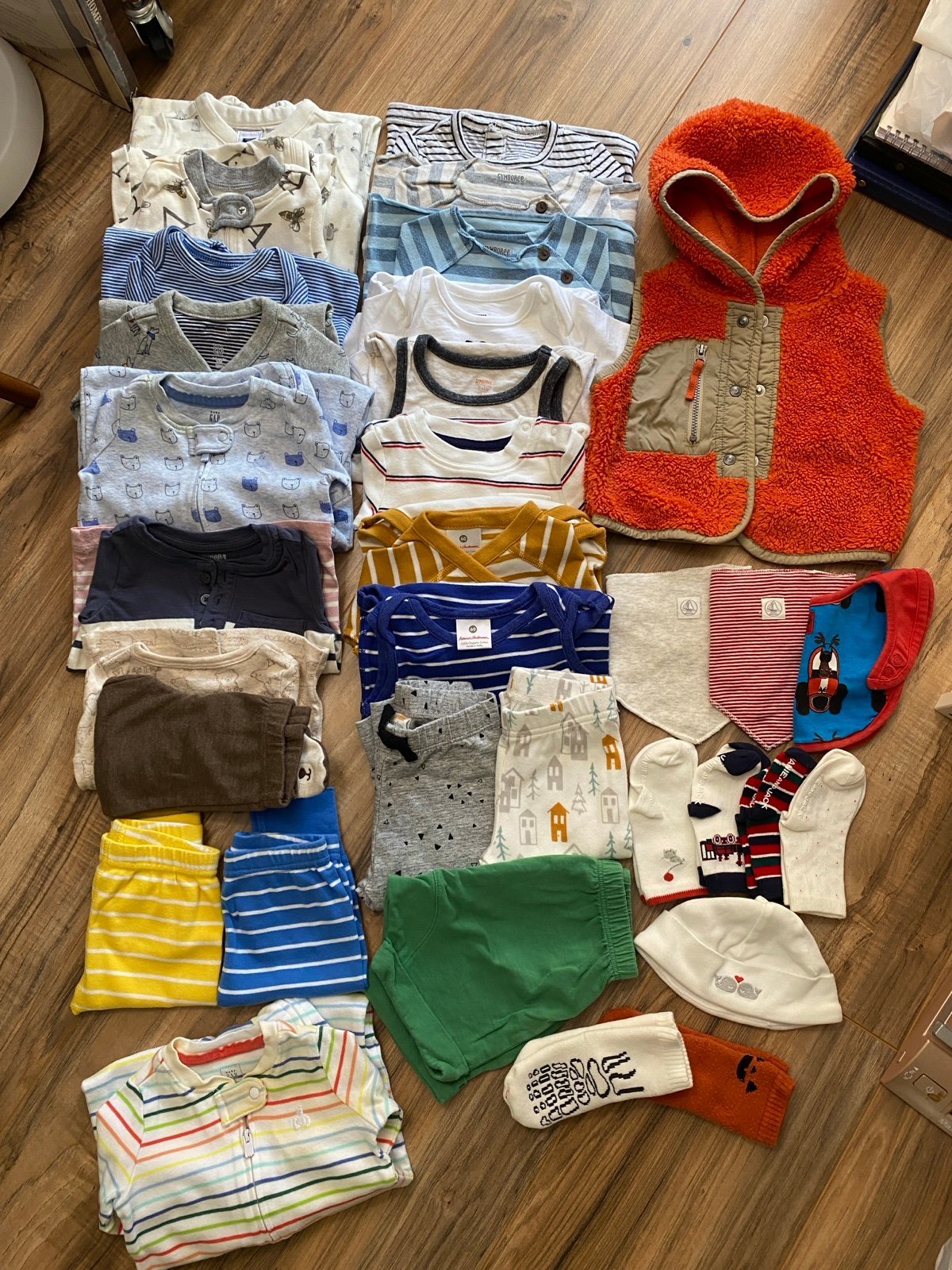 0-6 months clothing bundle (Hanna Andersson/Janie&Jack/Gymboree/Gap etc,)