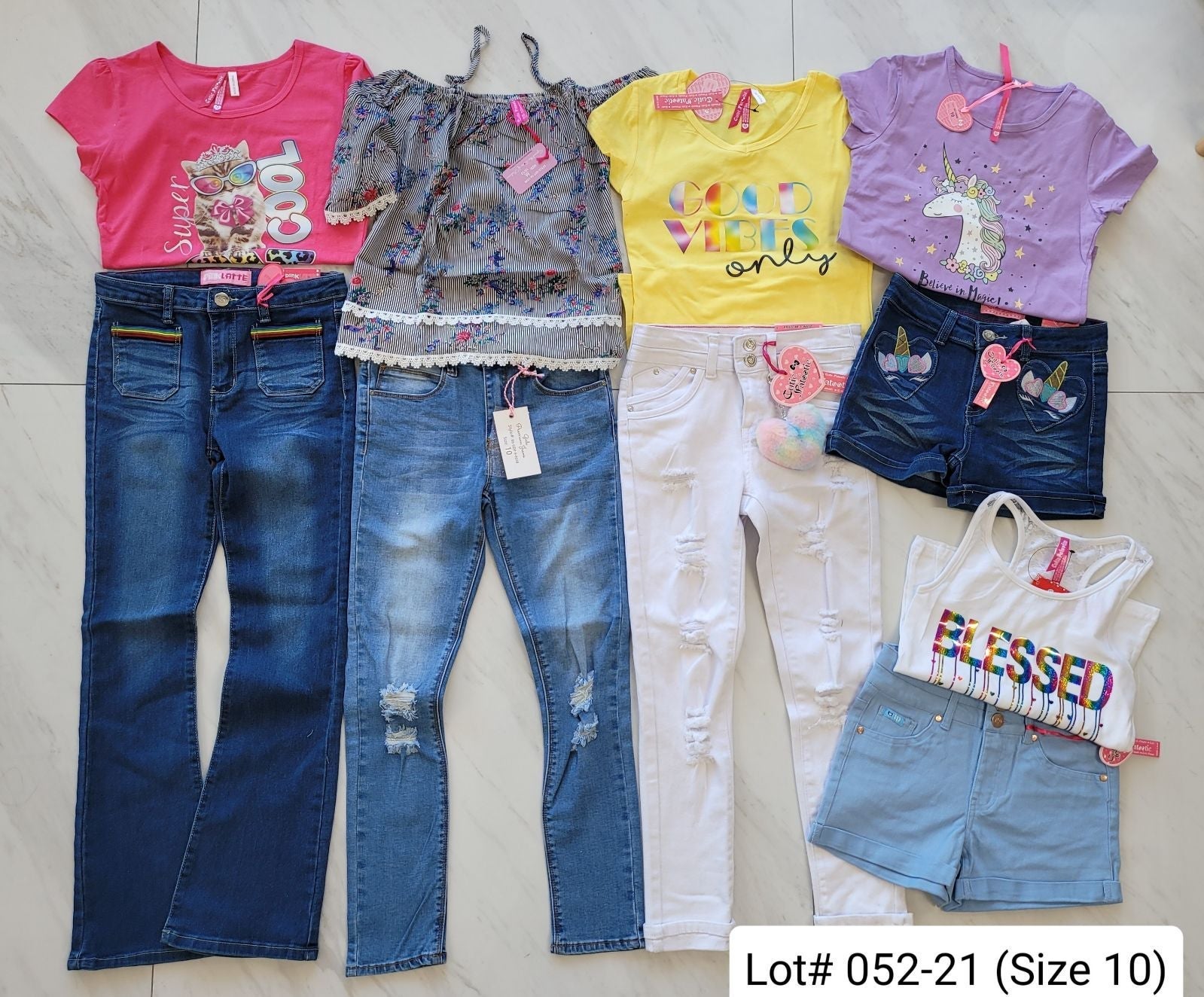 girls children clothes size 10 LOT#052-21