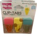 Clip-rite Paper Clips, 20 Per Pk, 4 Pks: Coral, Yellow, Green Metallic Designs