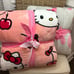 Hello Kitty Cherry Blanket Bundle Queen!