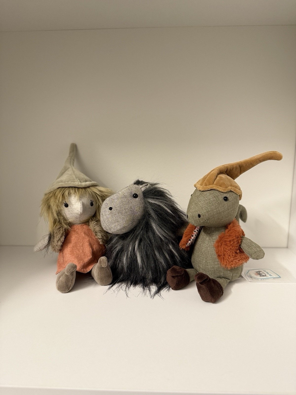 Jellycat Bundle (3): Forest Forager Nook, Grobble, And Clover BNWT Retired Rare
