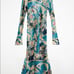 ZARA SATIN EFFECT PRINT DRESS ONLY ONE
