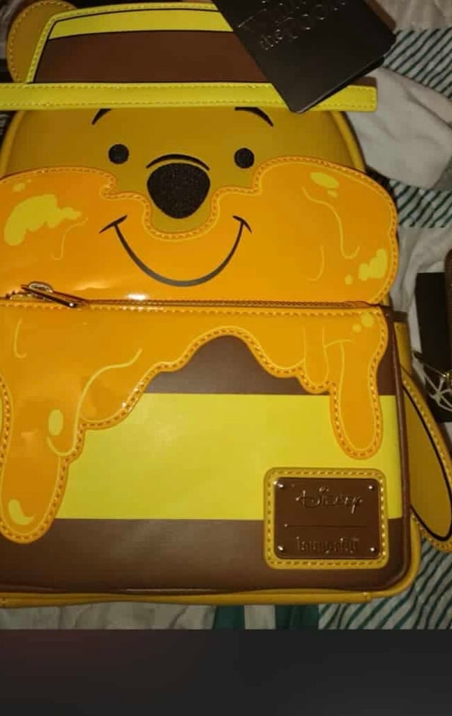 Loungefly Disney Winnie the Pooh Dripping Hunny Mini Backpack free shipping