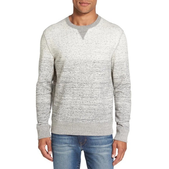 Billy Reid Long Sleeve Gradient Crewneck